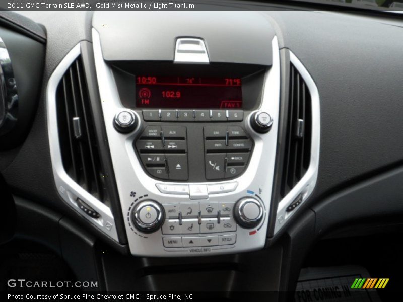 Gold Mist Metallic / Light Titanium 2011 GMC Terrain SLE AWD