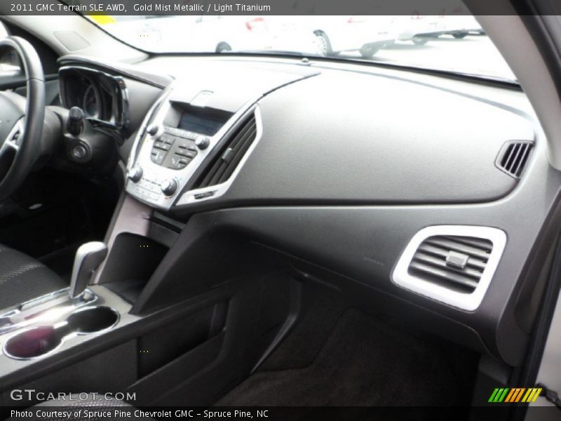 Gold Mist Metallic / Light Titanium 2011 GMC Terrain SLE AWD
