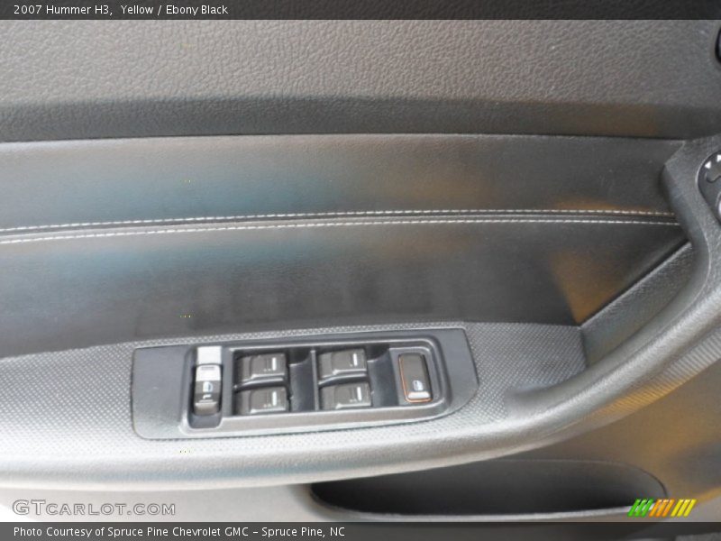 Yellow / Ebony Black 2007 Hummer H3