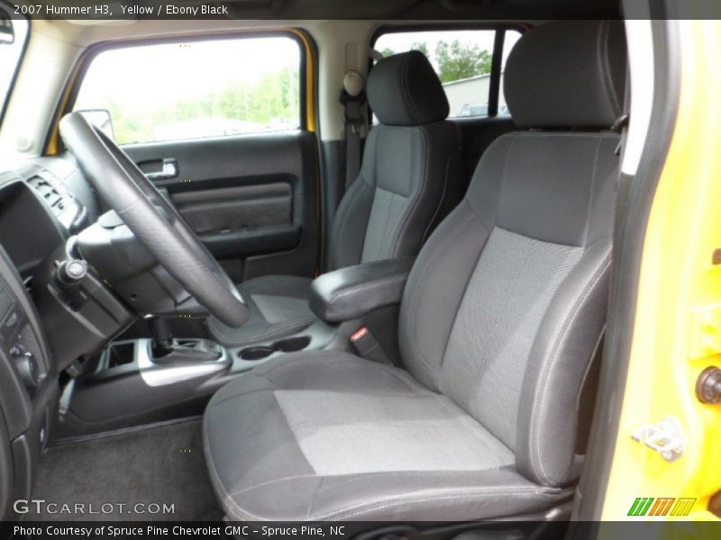 Yellow / Ebony Black 2007 Hummer H3