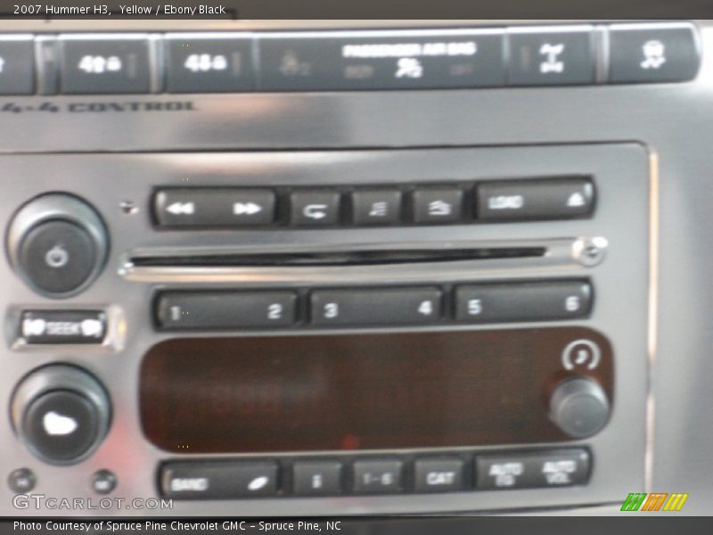 Yellow / Ebony Black 2007 Hummer H3