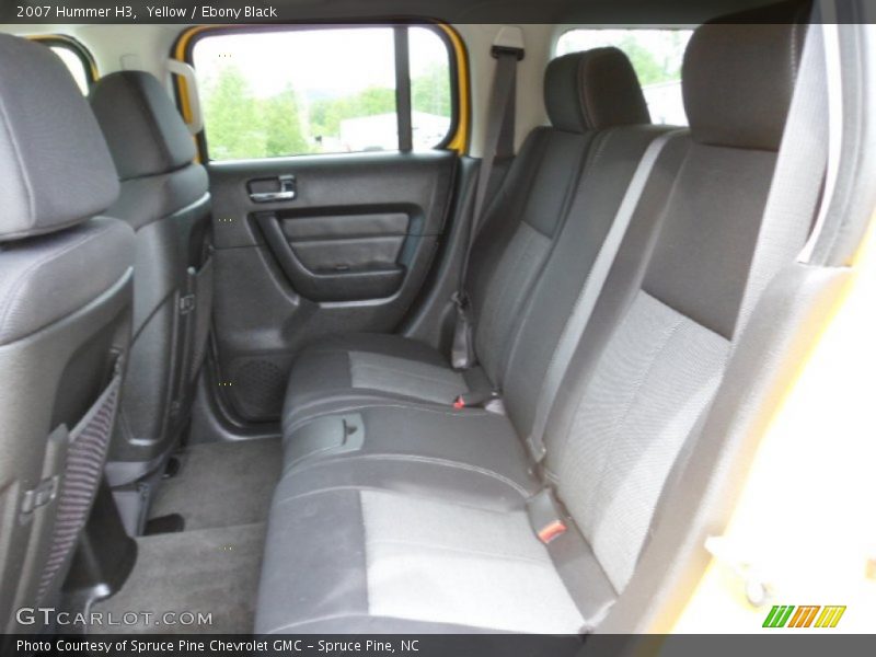 Yellow / Ebony Black 2007 Hummer H3