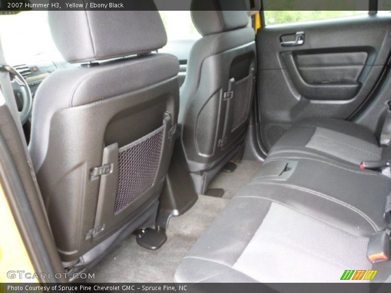 Yellow / Ebony Black 2007 Hummer H3