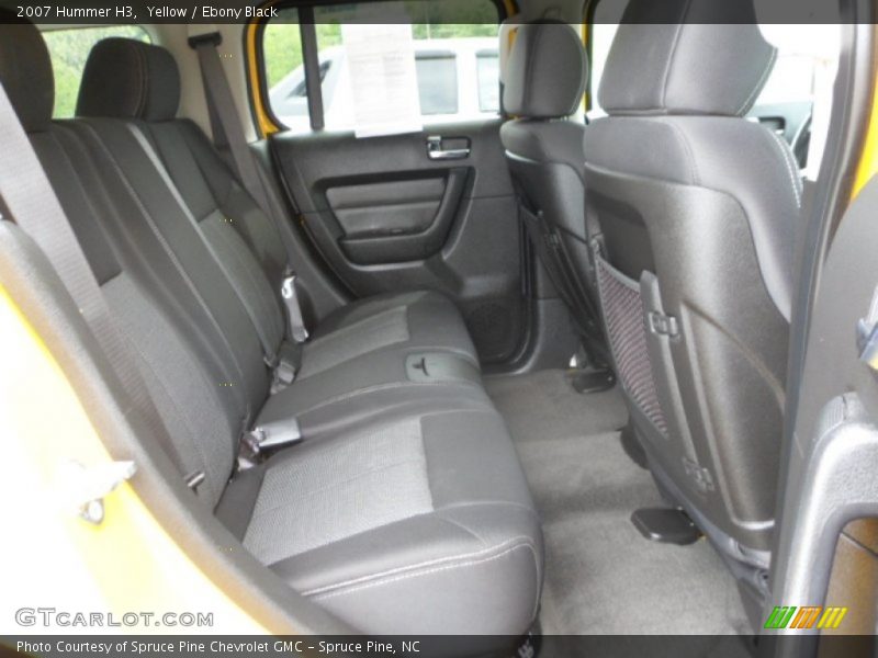 Yellow / Ebony Black 2007 Hummer H3