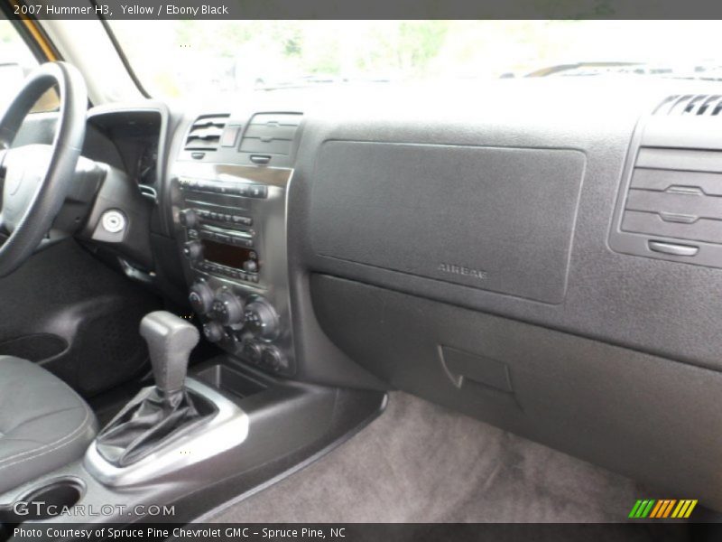 Yellow / Ebony Black 2007 Hummer H3
