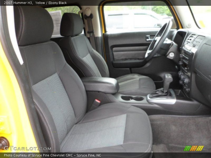 Yellow / Ebony Black 2007 Hummer H3