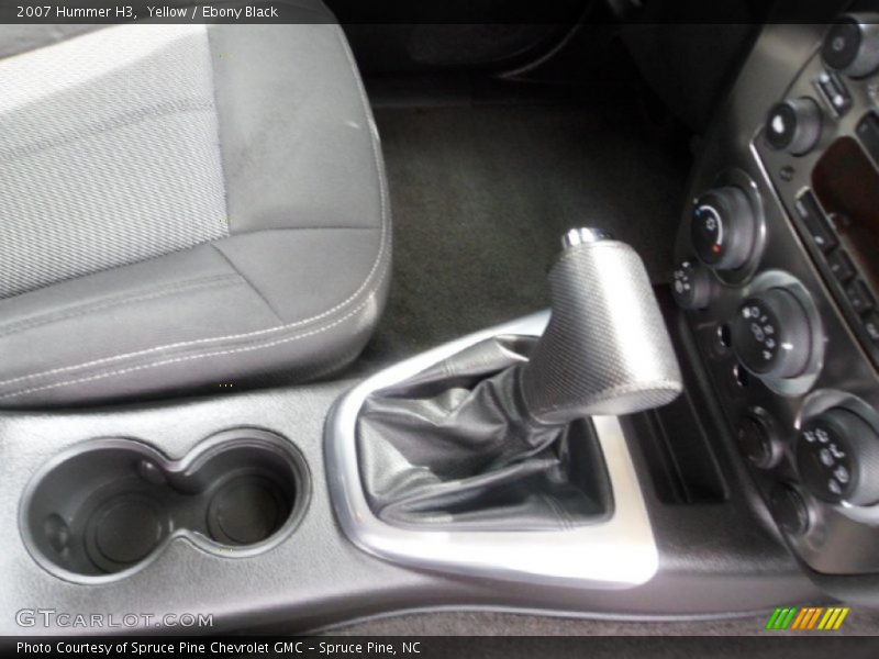 Yellow / Ebony Black 2007 Hummer H3
