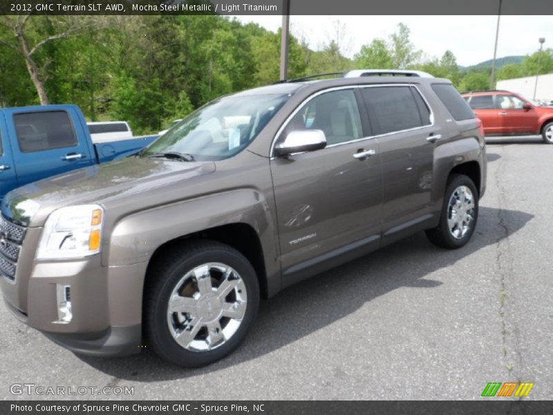 Mocha Steel Metallic / Light Titanium 2012 GMC Terrain SLT AWD