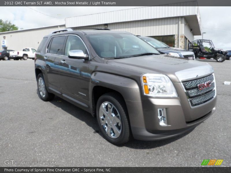 Mocha Steel Metallic / Light Titanium 2012 GMC Terrain SLT AWD