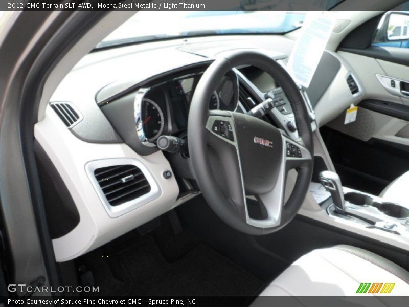 Mocha Steel Metallic / Light Titanium 2012 GMC Terrain SLT AWD