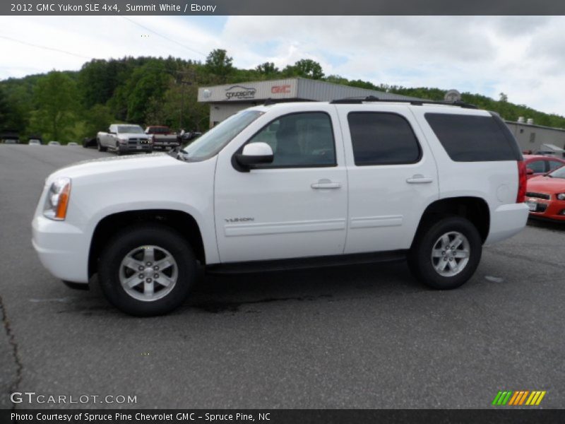 Summit White / Ebony 2012 GMC Yukon SLE 4x4