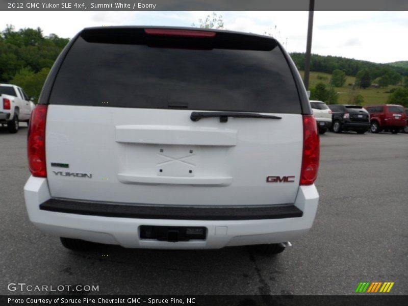 Summit White / Ebony 2012 GMC Yukon SLE 4x4