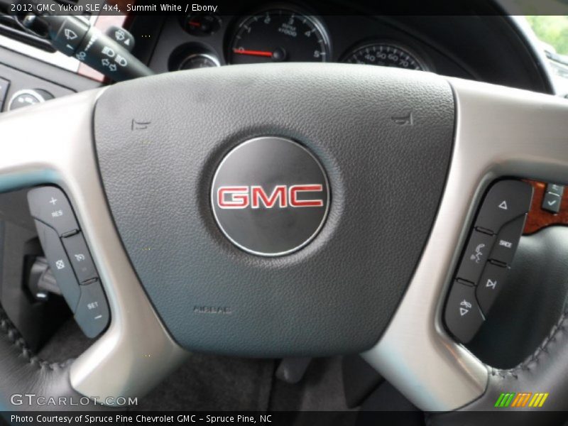 Summit White / Ebony 2012 GMC Yukon SLE 4x4