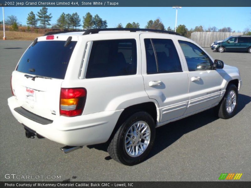 Stone White / Taupe 2002 Jeep Grand Cherokee Limited 4x4
