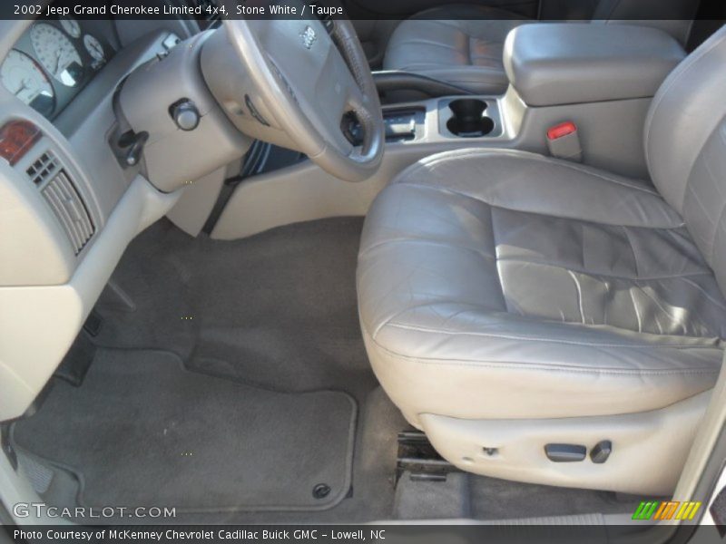 Stone White / Taupe 2002 Jeep Grand Cherokee Limited 4x4