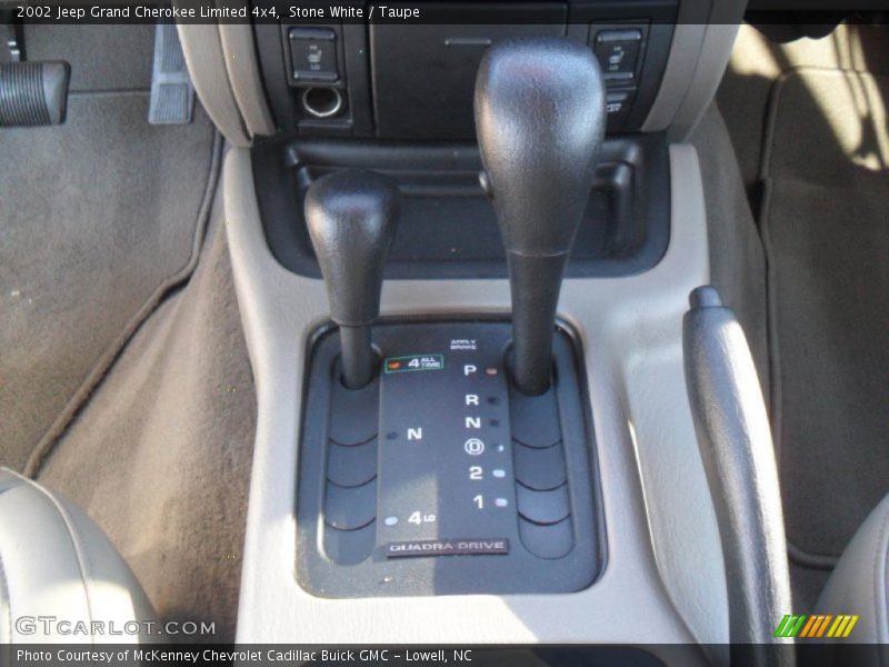 Stone White / Taupe 2002 Jeep Grand Cherokee Limited 4x4