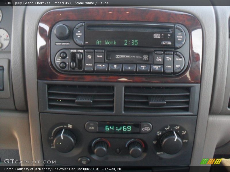 Stone White / Taupe 2002 Jeep Grand Cherokee Limited 4x4