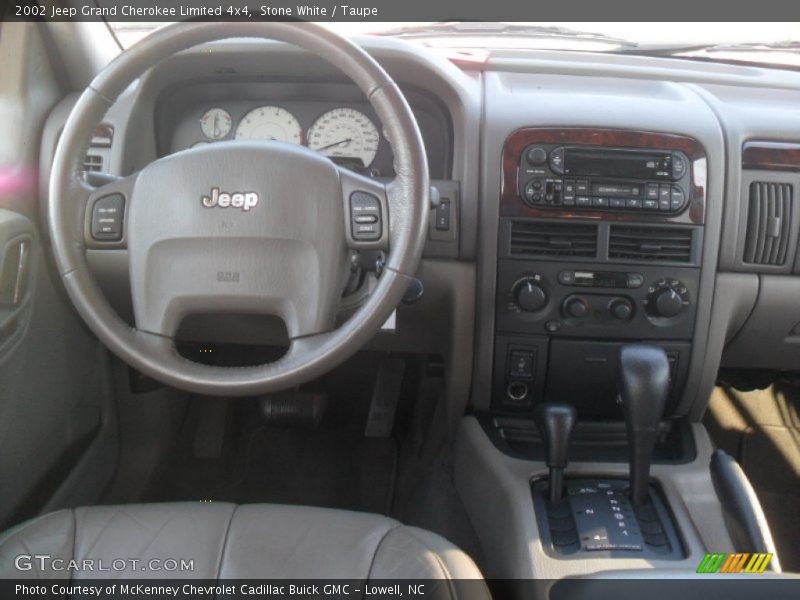 Stone White / Taupe 2002 Jeep Grand Cherokee Limited 4x4