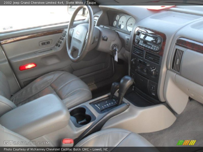 Stone White / Taupe 2002 Jeep Grand Cherokee Limited 4x4