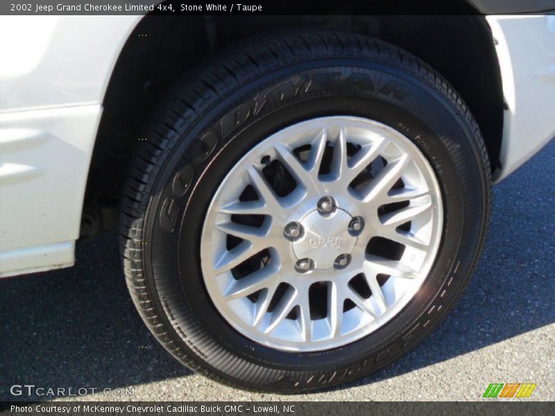 Stone White / Taupe 2002 Jeep Grand Cherokee Limited 4x4
