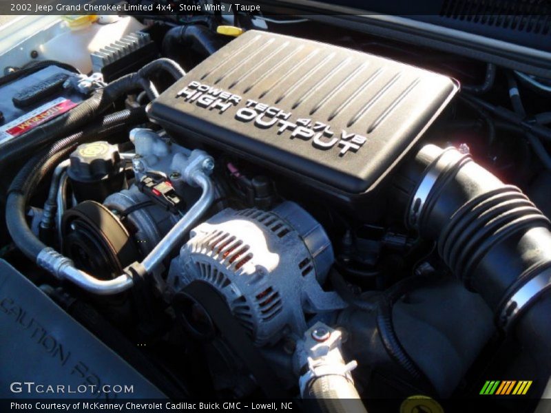 Stone White / Taupe 2002 Jeep Grand Cherokee Limited 4x4