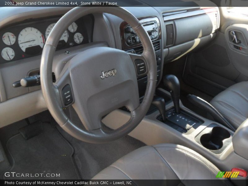 Stone White / Taupe 2002 Jeep Grand Cherokee Limited 4x4