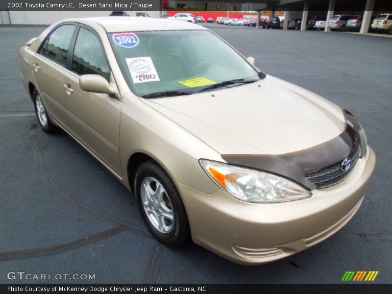 Desert Sand Mica / Taupe 2002 Toyota Camry LE