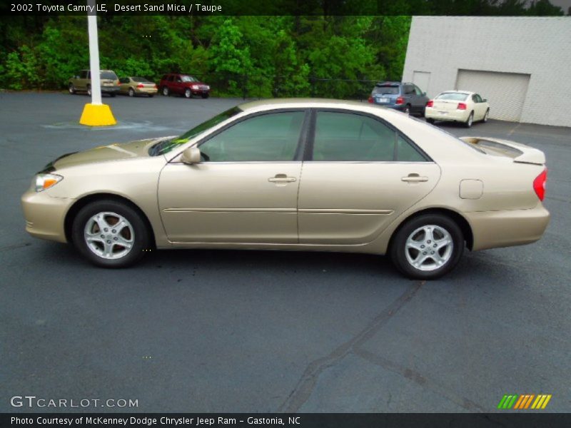 Desert Sand Mica / Taupe 2002 Toyota Camry LE