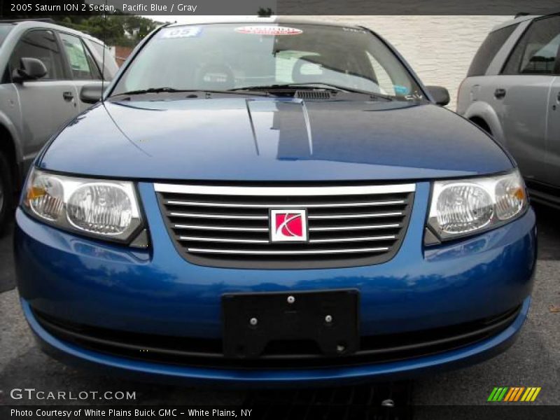 Pacific Blue / Gray 2005 Saturn ION 2 Sedan