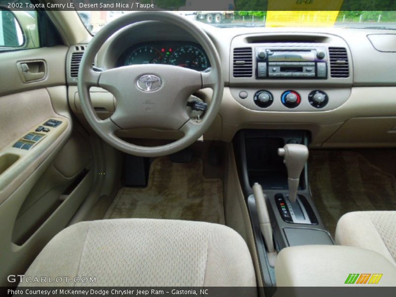 Desert Sand Mica / Taupe 2002 Toyota Camry LE