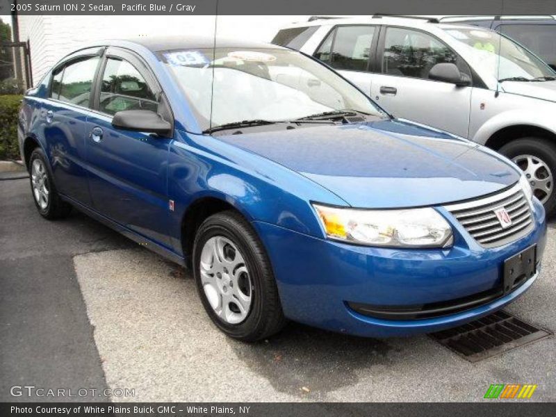 Pacific Blue / Gray 2005 Saturn ION 2 Sedan
