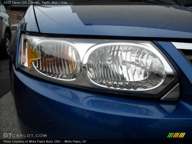 Pacific Blue / Gray 2005 Saturn ION 2 Sedan