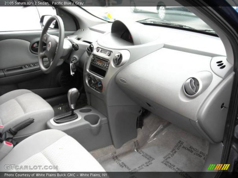 Pacific Blue / Gray 2005 Saturn ION 2 Sedan