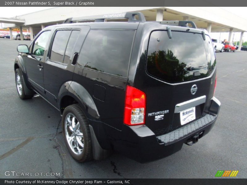 Super Black / Graphite 2007 Nissan Pathfinder S