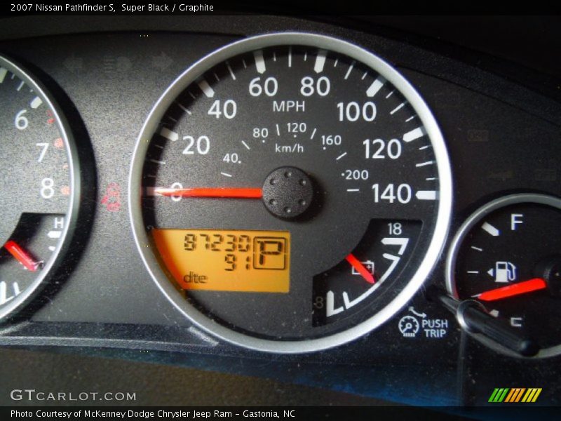Super Black / Graphite 2007 Nissan Pathfinder S