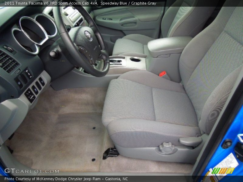 Speedway Blue / Graphite Gray 2011 Toyota Tacoma V6 TRD Sport Access Cab 4x4