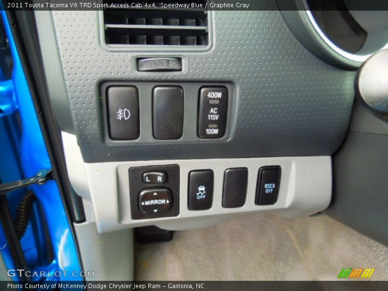 Speedway Blue / Graphite Gray 2011 Toyota Tacoma V6 TRD Sport Access Cab 4x4