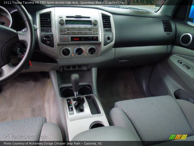 Speedway Blue / Graphite Gray 2011 Toyota Tacoma V6 TRD Sport Access Cab 4x4