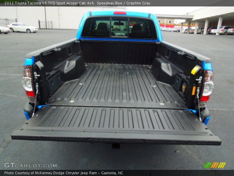 Speedway Blue / Graphite Gray 2011 Toyota Tacoma V6 TRD Sport Access Cab 4x4