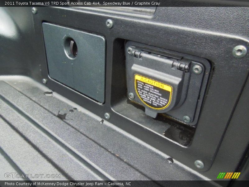 Speedway Blue / Graphite Gray 2011 Toyota Tacoma V6 TRD Sport Access Cab 4x4
