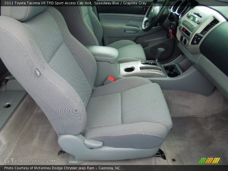 Speedway Blue / Graphite Gray 2011 Toyota Tacoma V6 TRD Sport Access Cab 4x4