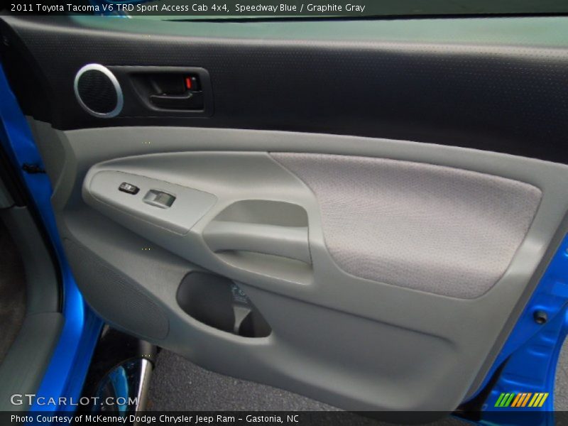 Speedway Blue / Graphite Gray 2011 Toyota Tacoma V6 TRD Sport Access Cab 4x4