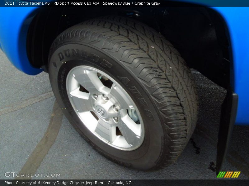 Speedway Blue / Graphite Gray 2011 Toyota Tacoma V6 TRD Sport Access Cab 4x4