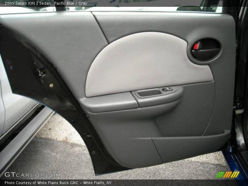 Pacific Blue / Gray 2005 Saturn ION 2 Sedan