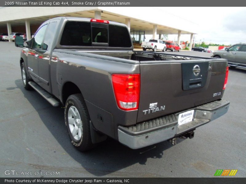 Smoke Gray / Graphite/Titanium 2005 Nissan Titan LE King Cab 4x4