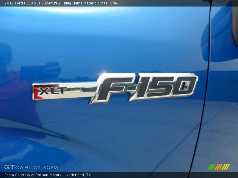 Blue Flame Metallic / Steel Gray 2012 Ford F150 XLT SuperCrew
