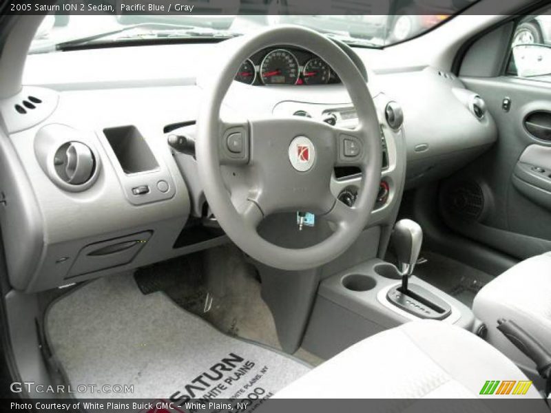 Pacific Blue / Gray 2005 Saturn ION 2 Sedan