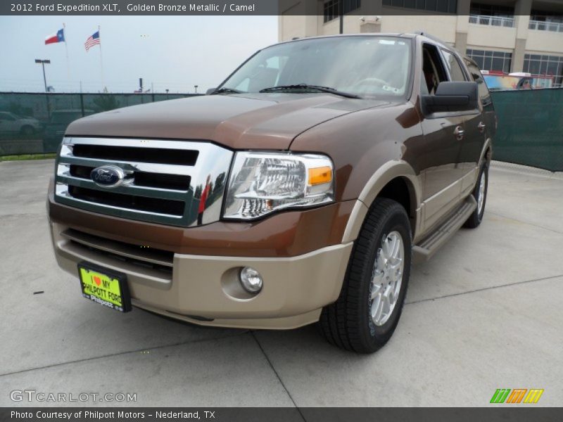 Golden Bronze Metallic / Camel 2012 Ford Expedition XLT