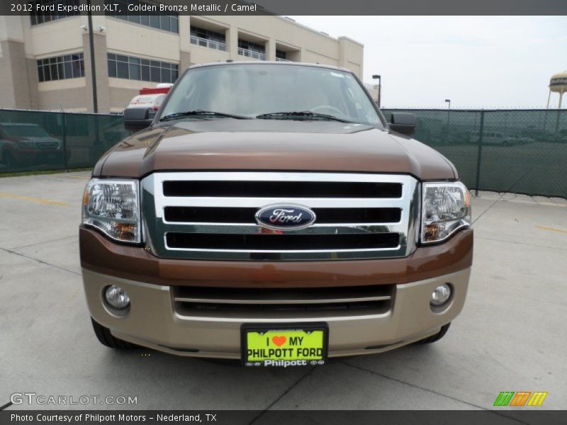 Golden Bronze Metallic / Camel 2012 Ford Expedition XLT