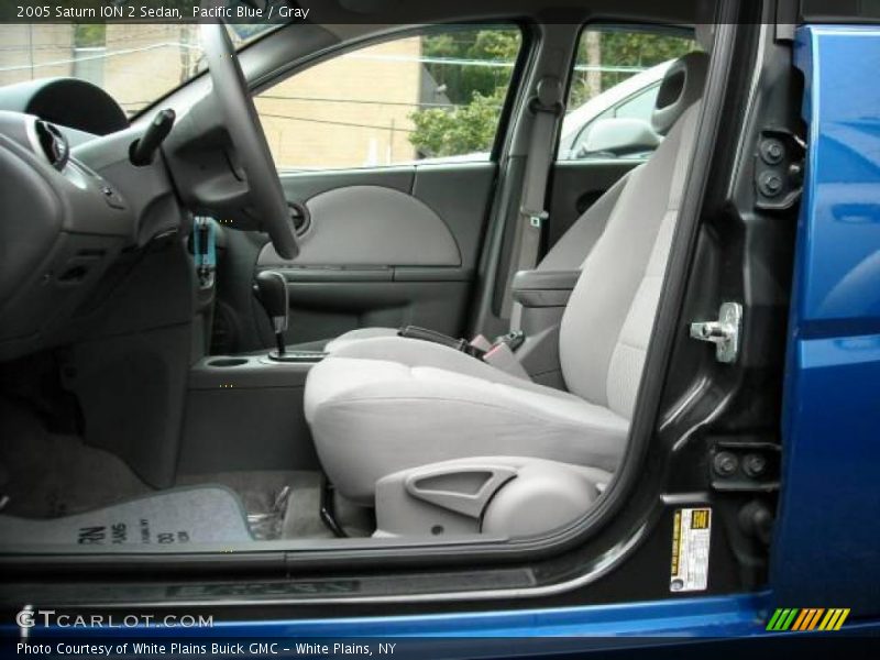 Pacific Blue / Gray 2005 Saturn ION 2 Sedan